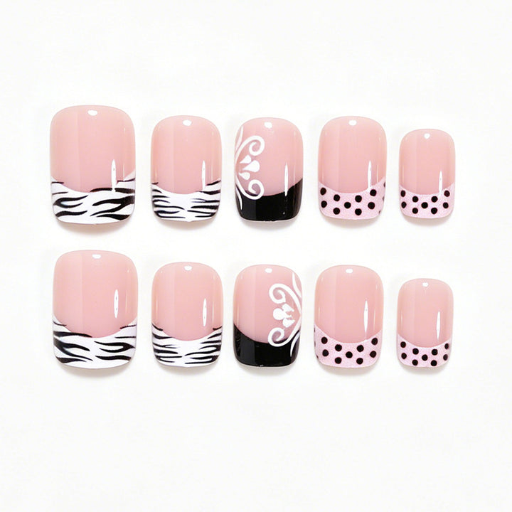 Artistic French Tip Nail Art Kalsten