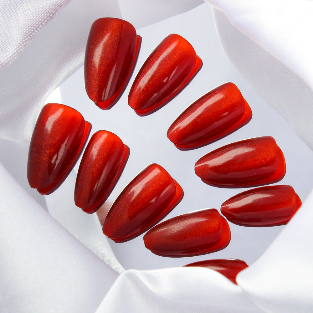 Glossy Stiletto Nail Extensions Kalsten