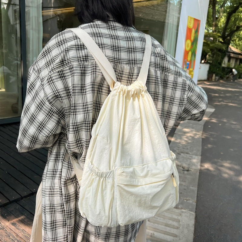 Drawstring Casual Backpack