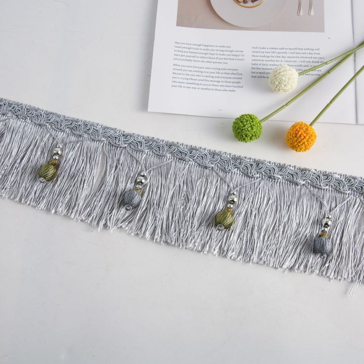 Luxury Fringe Braid with Bead Trim Kalsten