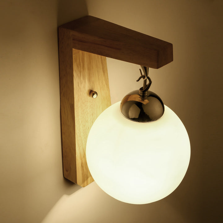 Minimalist Hanging Globe Wall Light