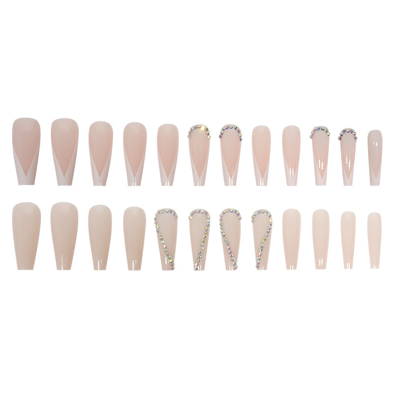 Elegant Glossy Almond-Shaped Press-On Nails Kalsten
