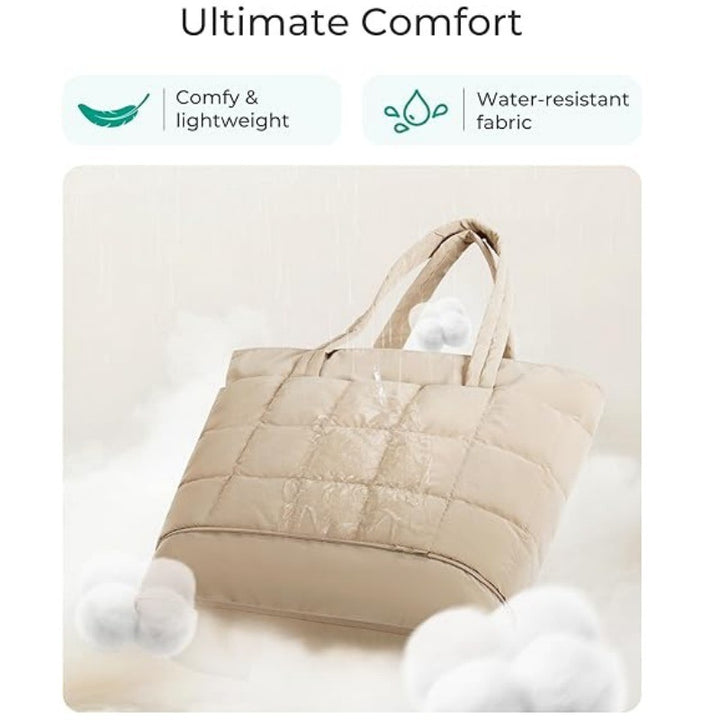 Quilted Oversized Tote Bag Kalsten