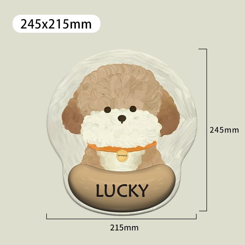 Cute Pet-Themed Mouse Pad