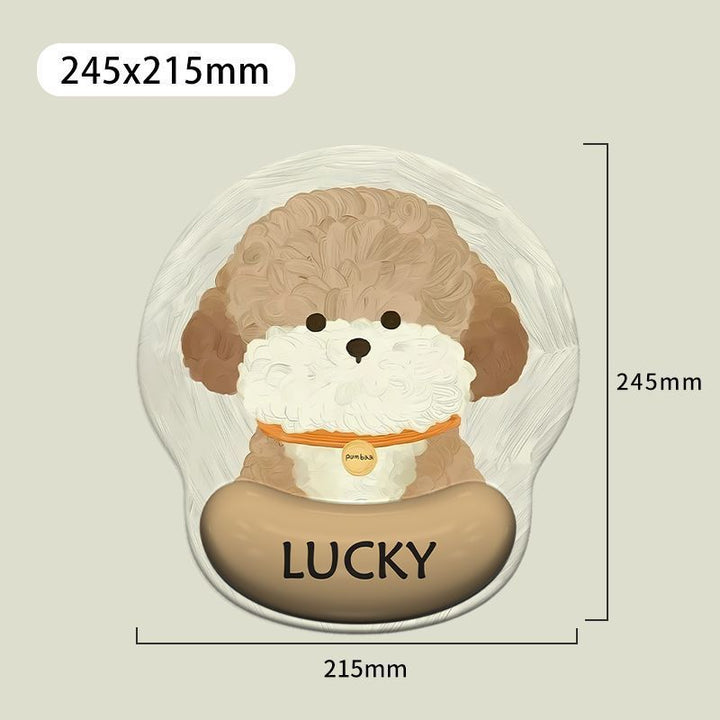 Cute Pet-Themed Mouse Pad