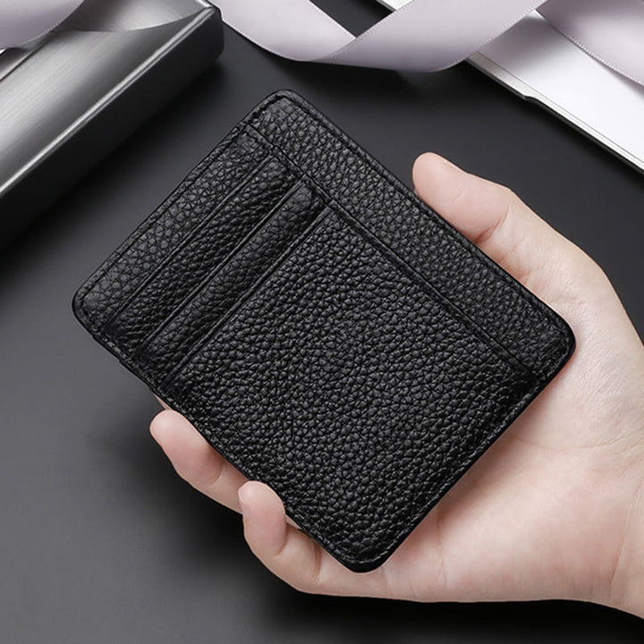 Premium Leather Zip-Around Card Case Kalsten