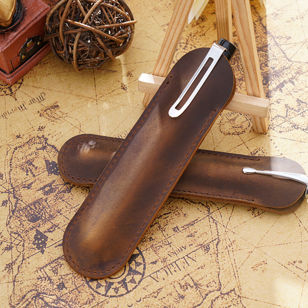 Premium Leather Pen Sleeve