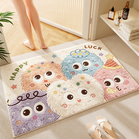 Plush Cartoon Bath Mat Kalsten