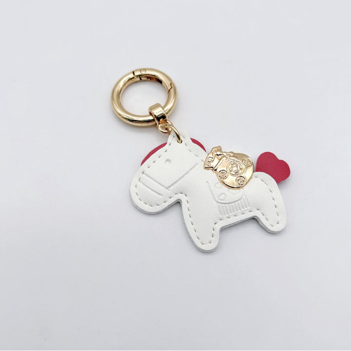 Animal-Shaped Leather Keychain Kalsten