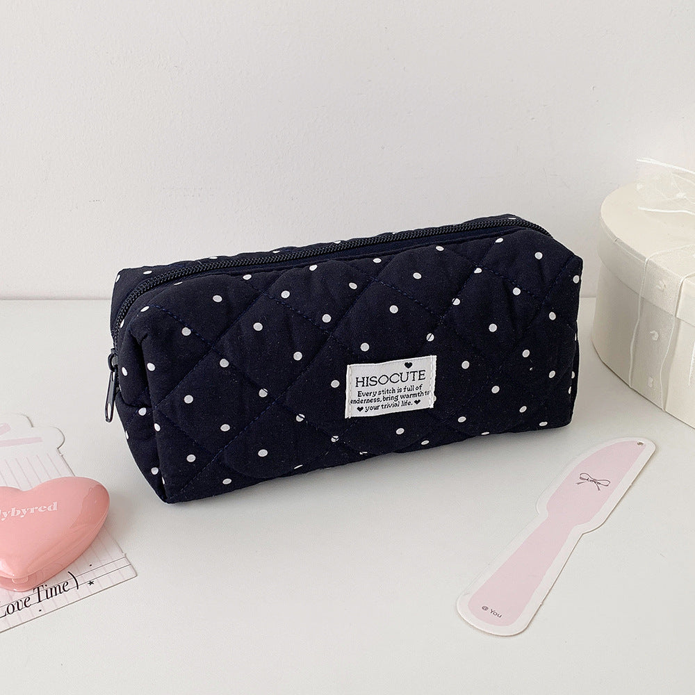 Quilted Elegance Pencil Case