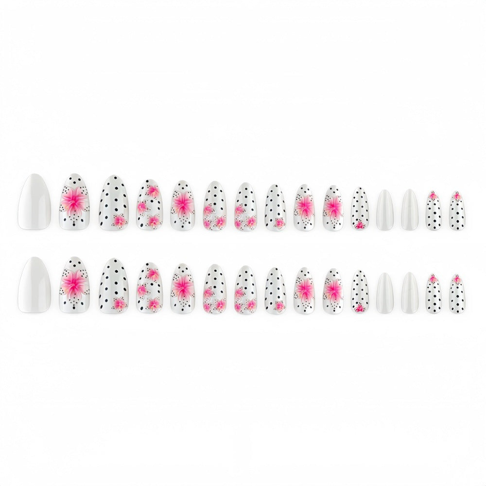 Premium Artificial Nails with 3D Flower Design Kalsten