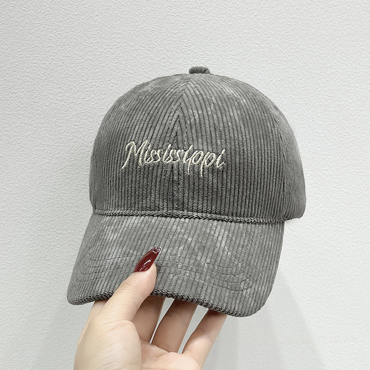 Women's Corduroy Visor Cap Kalsten