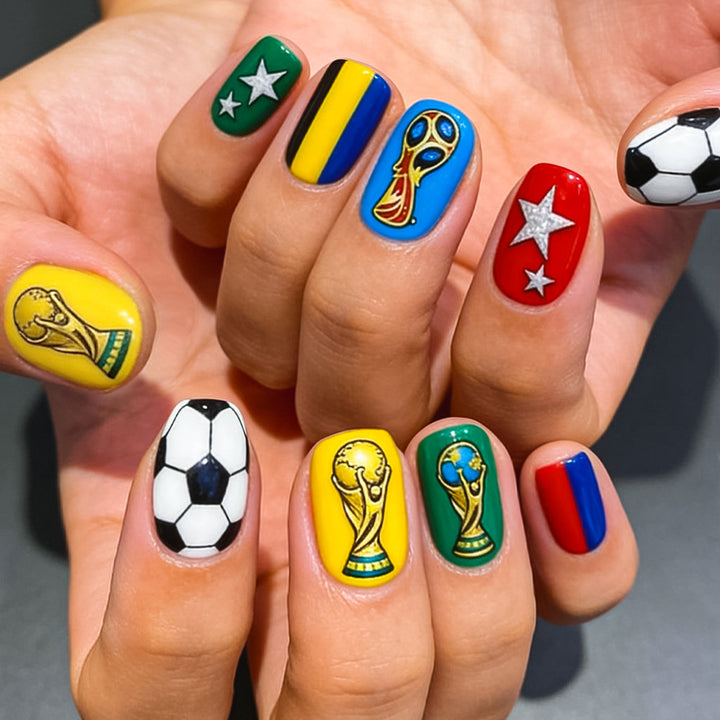 Sports-Themed Nail Art Set Kalsten