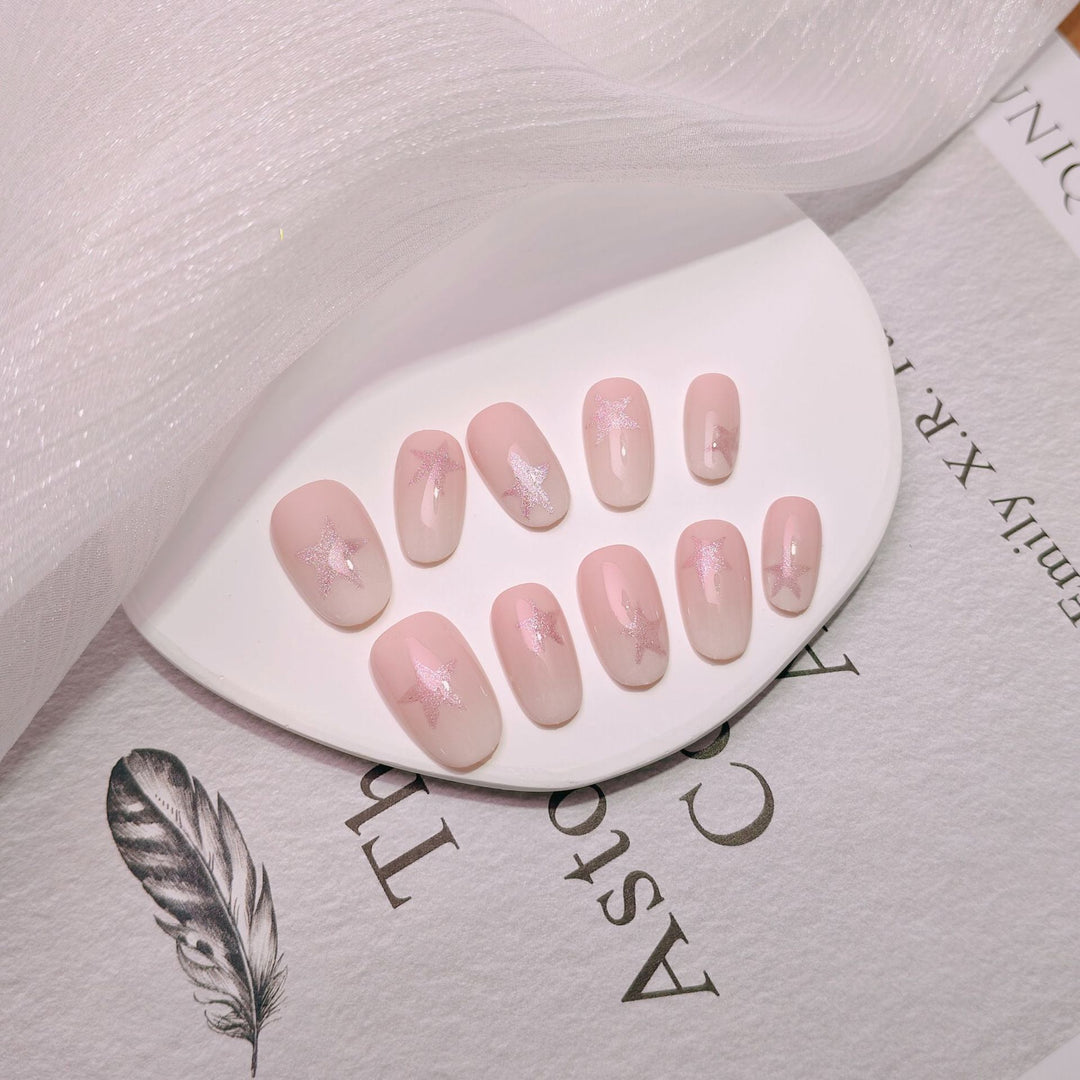 Elegant French Tip Press-On Nails Kalsten
