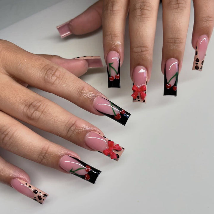 Creative Floral Design Nail Art Extensions Kalsten