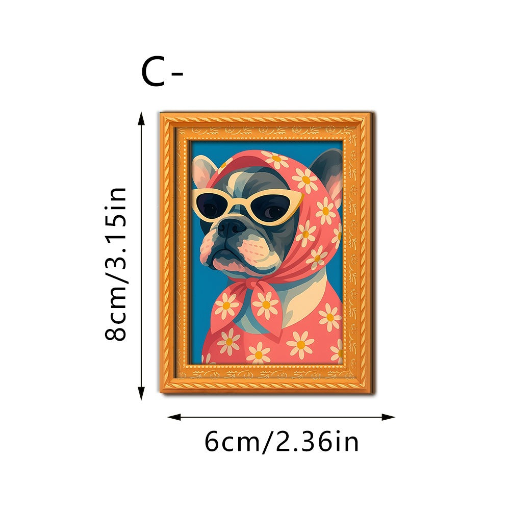 Decorative cat art with futuristic design Kalsten