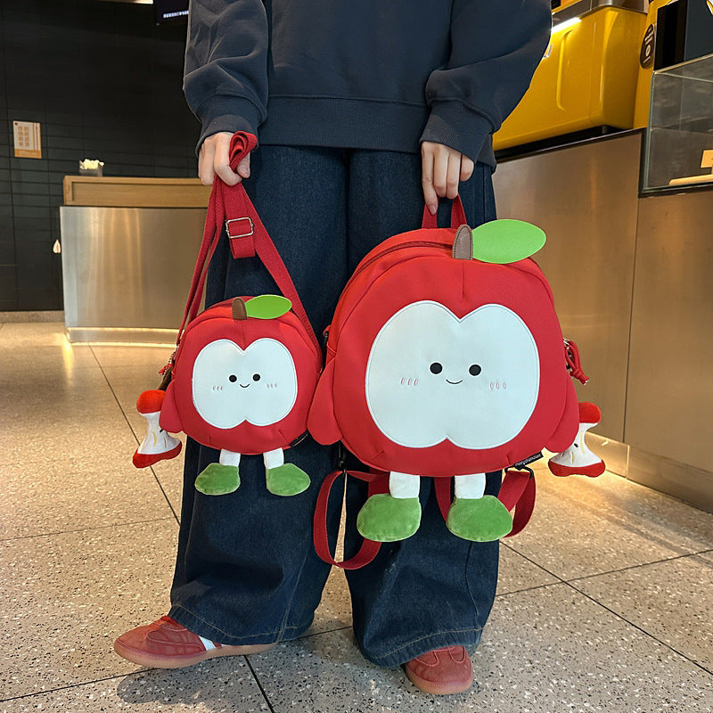 Cartoon Fruit-Themed Plush Backpack Kalsten