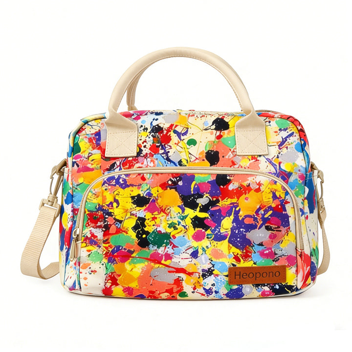 Insulated Leopard Print Lunch Bag