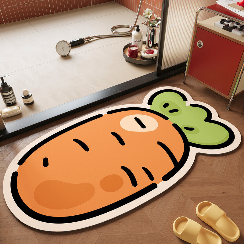 Fun Elephant-Themed Bath Mat Kalsten