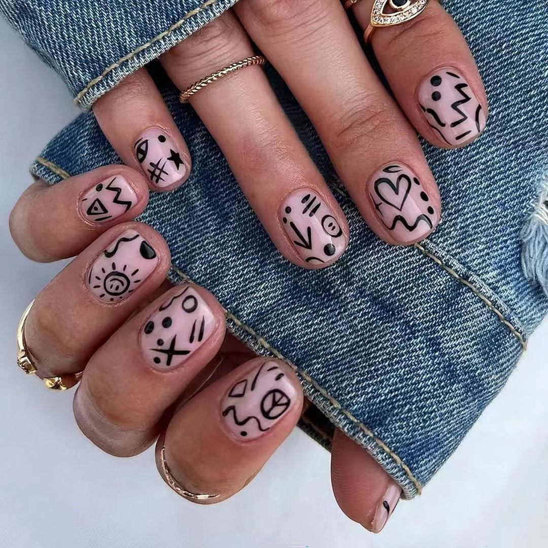 Creative Abstract Nail Art Design Kit