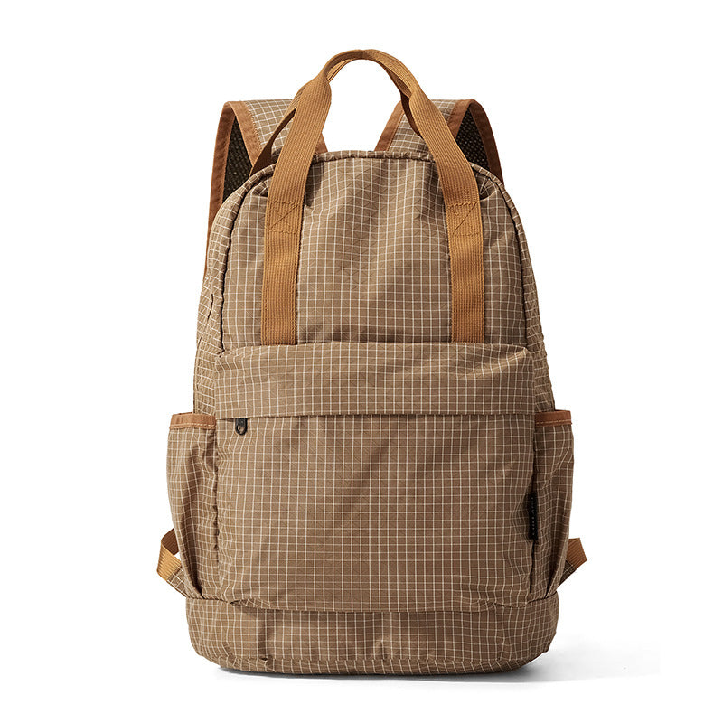 Lightweight Grid Pattern Backpack Kalsten