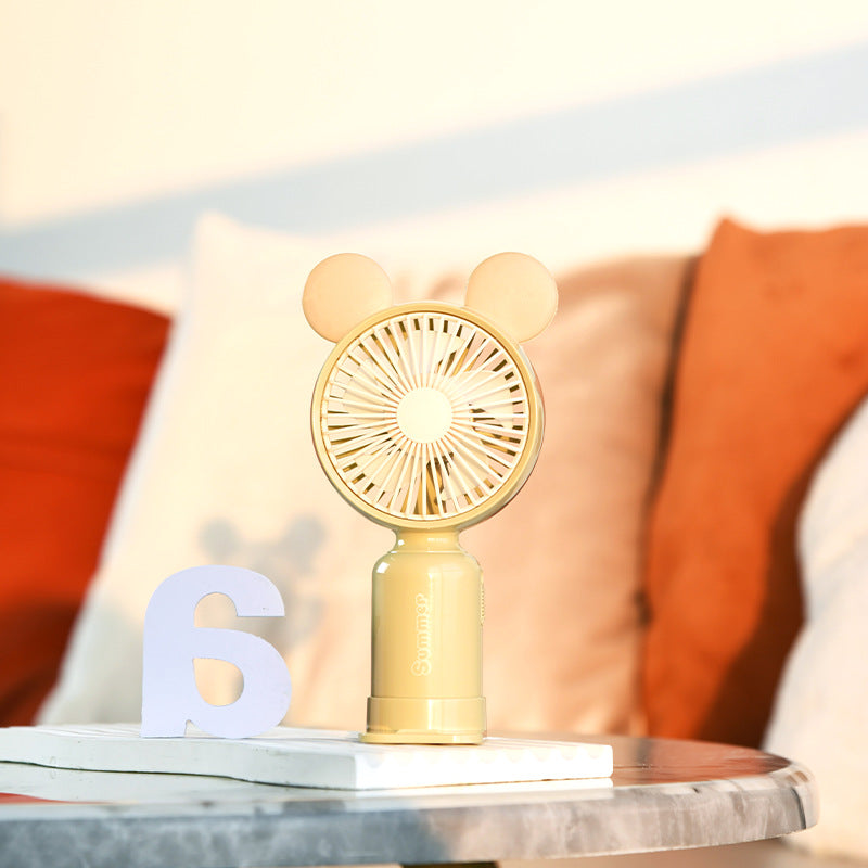Portable Deer-Themed Handheld Cooling Fan Kalsten