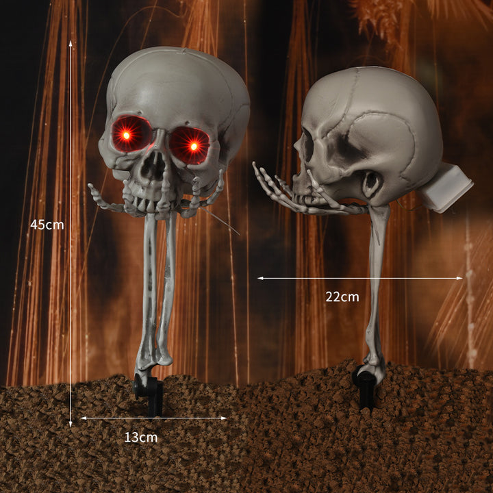 Optical Light-Up Skull Decoration Kalsten