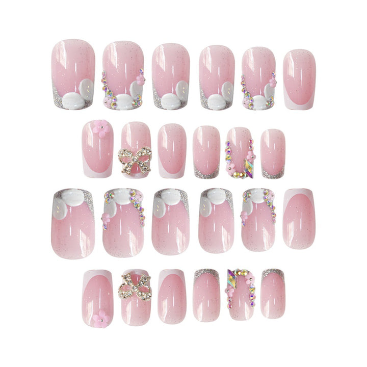 Floral Accent Nail Art Extensions Kalsten