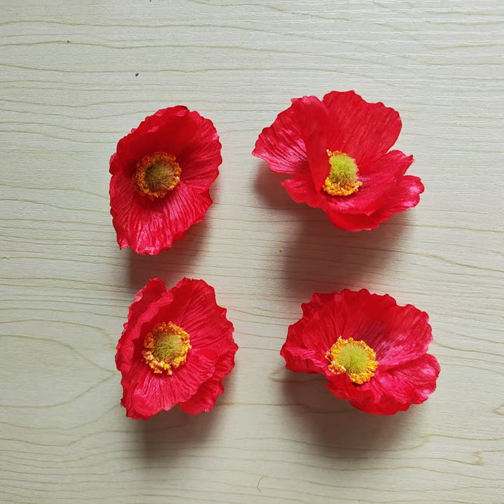 Realistic Silk Flower Embellishments