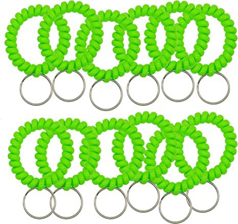 Colorful Hair Tie Keychain Set Kalsten