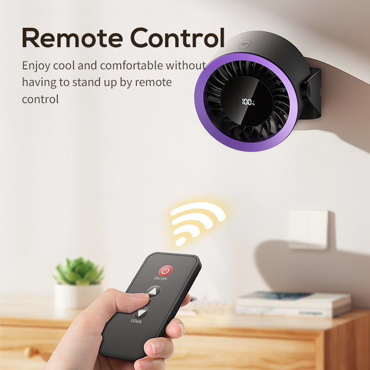 Unisex Portable Mini Table Fan with LED Display Kalsten