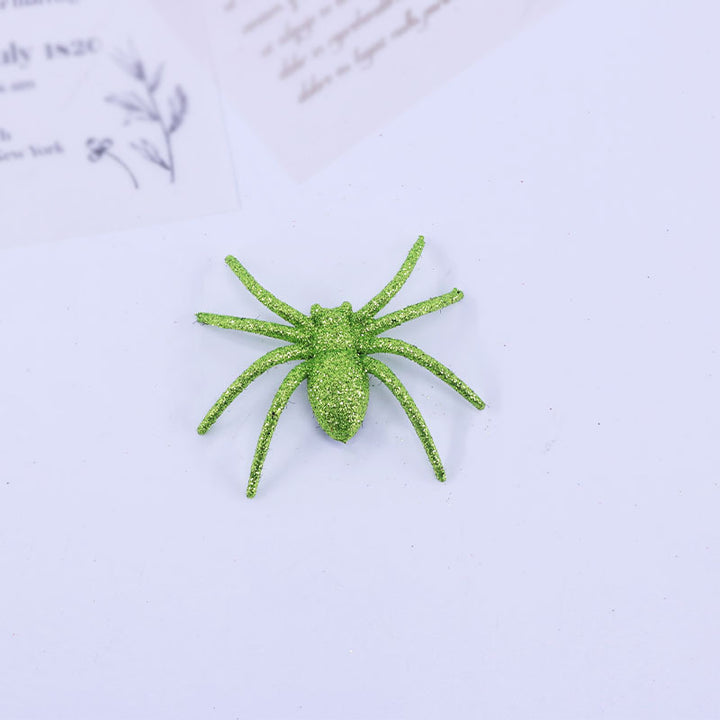 Glittered Halloween Spider Decoration Kalsten