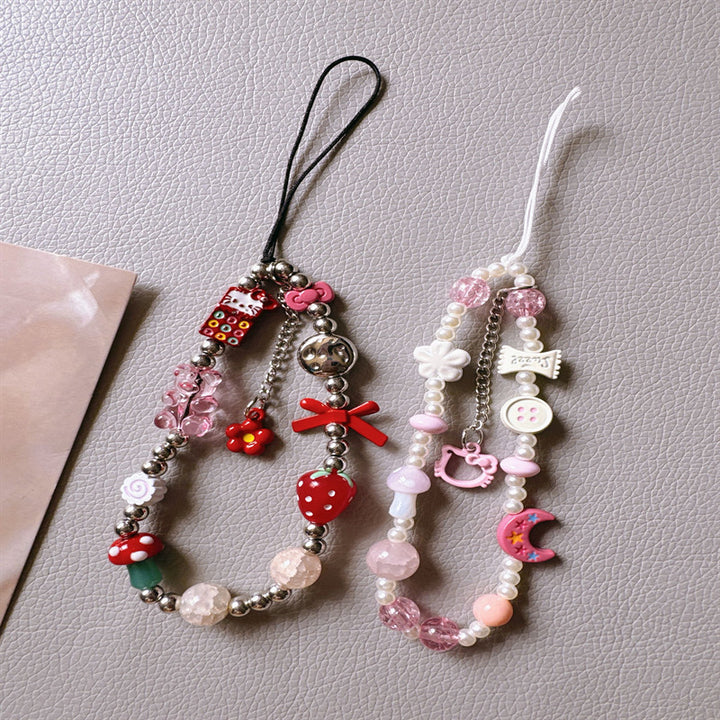 Creative Beaded Phone Charm Strap Kalsten