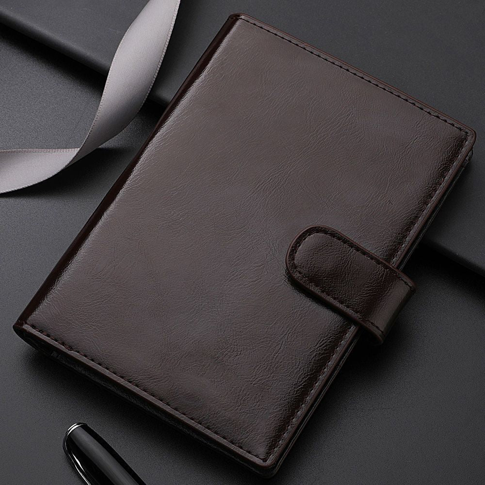 Elegant Textured Leather Planner Wallet Kalsten