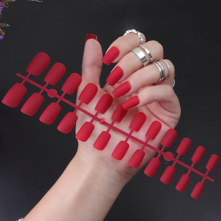 Matte Finish Press-On Nail Set Kalsten