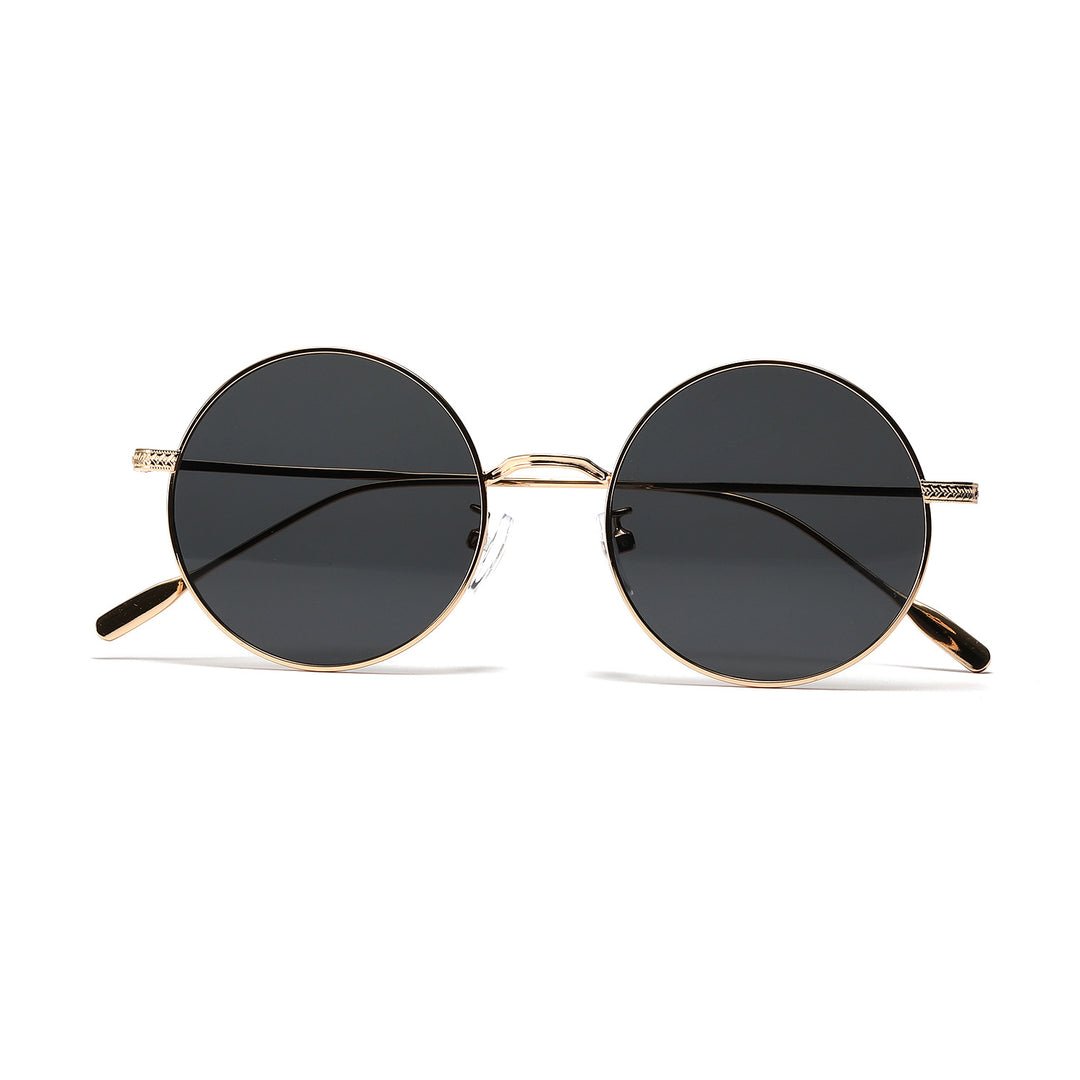 Women round fashionable sunglasses with glamorous frame Kalsten