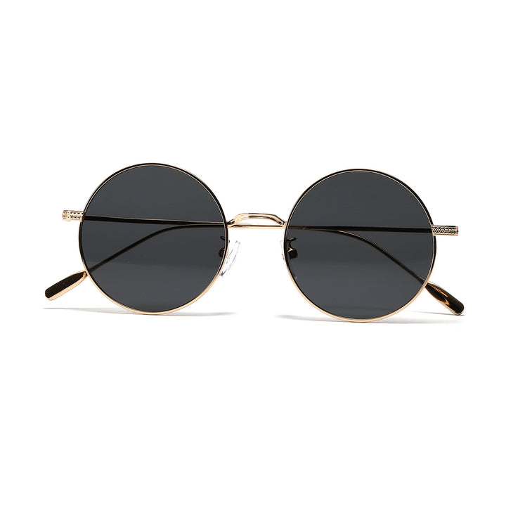 Women round fashionable sunglasses with glamorous frame Kalsten