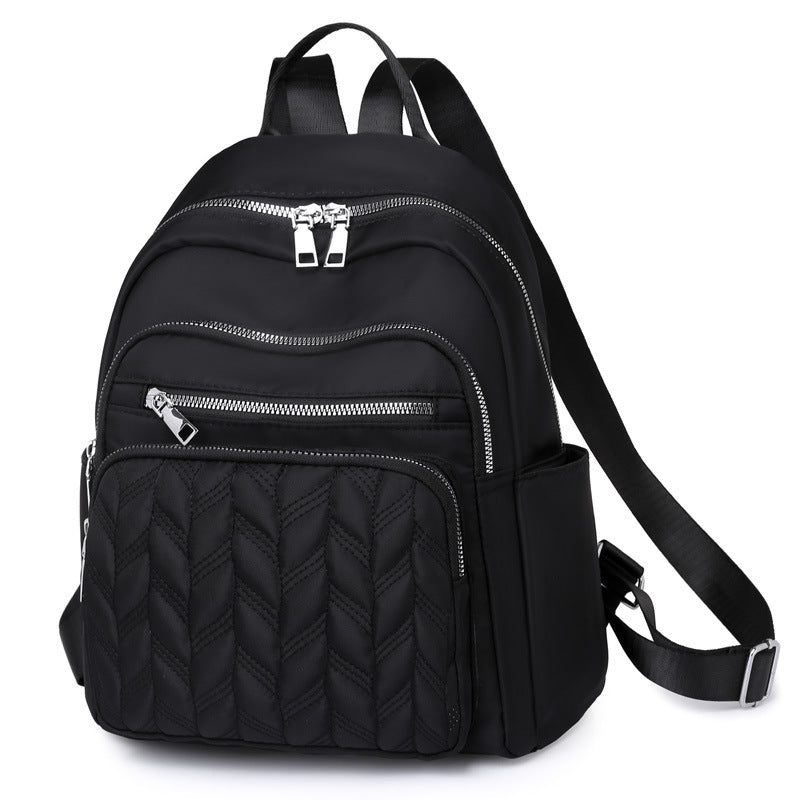Versatile Quilted Backpack with Multiple Compartments Kalsten