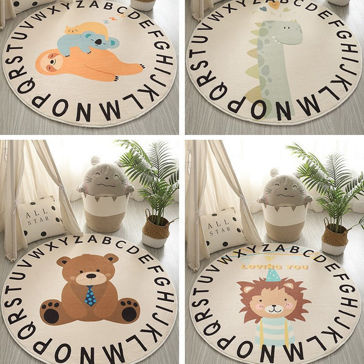 Playful Dinosaur-Themed Area Rug