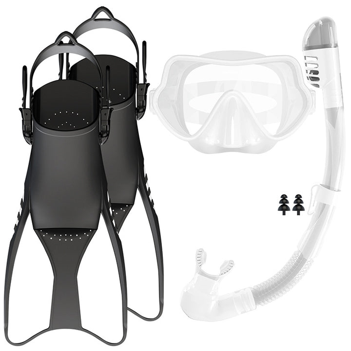 Snorkel set with high-quality fins and ergonomic diving mask Kalsten
