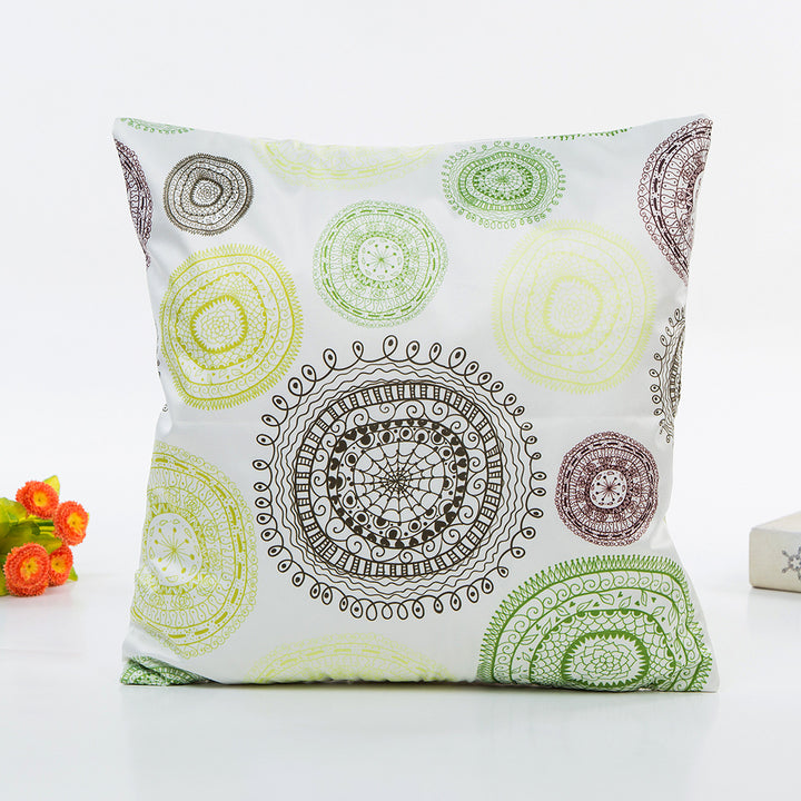 Decorative Leaf Print Pillow