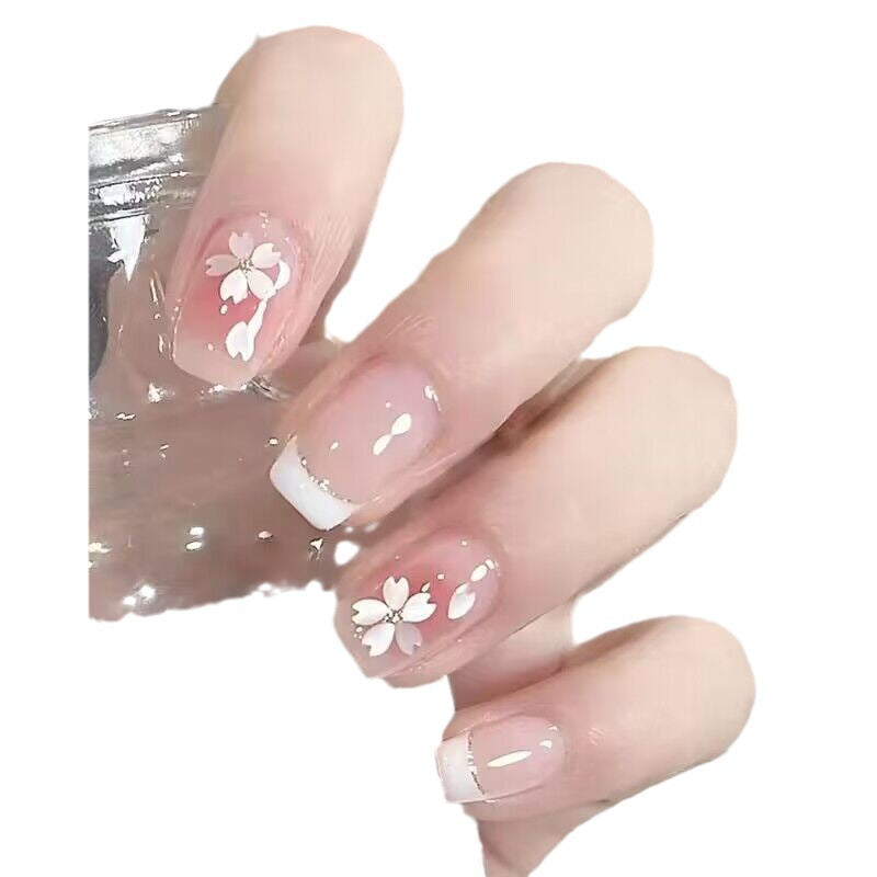 Artistic Floral-Designed Press-On Nail Set Kalsten 1787296289