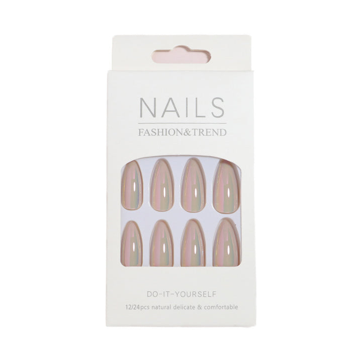 Iridescent Press-On Nail Tips Kalsten