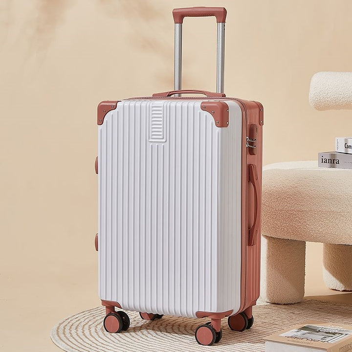 Hard-shell suitcase with double safety lock and flexible interior Kalsten