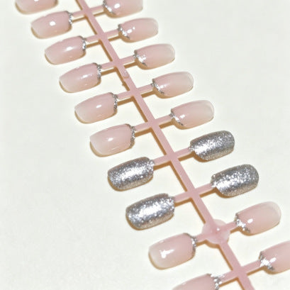 Elegant French Tip Nail Art Extensions Kalsten