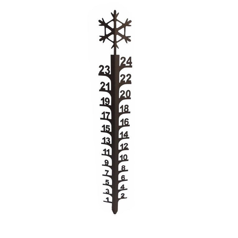Skiing-Themed Growth Chart
