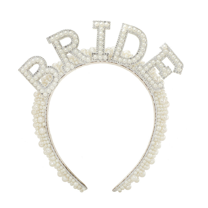 Women's Bridal Satin Ribbon with Sparkling Crystals Kalsten