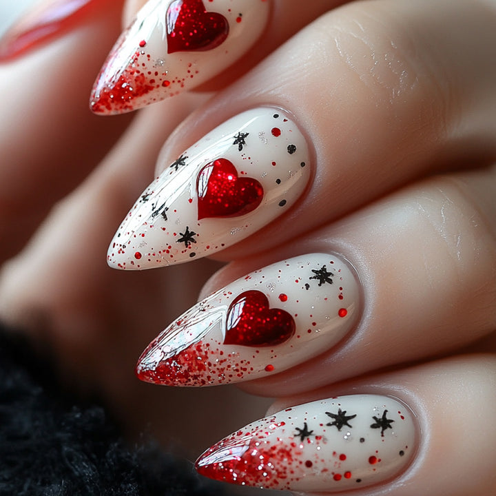 Artistic Heart-Themed Nail Art Kit Kalsten
