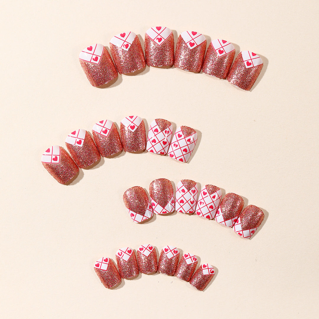 Heart Pattern Nail Art Kit Kalsten