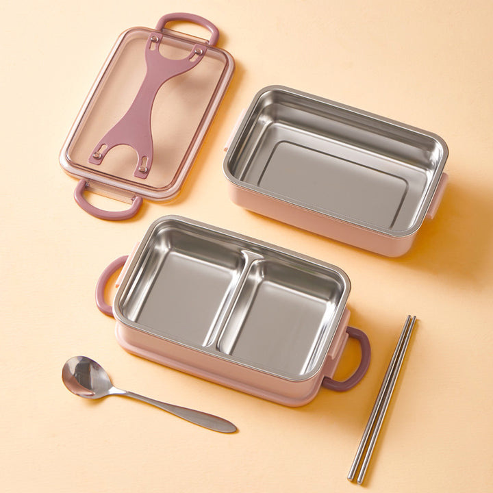 Multi-Compartment Leak-Proof Food Storage Container